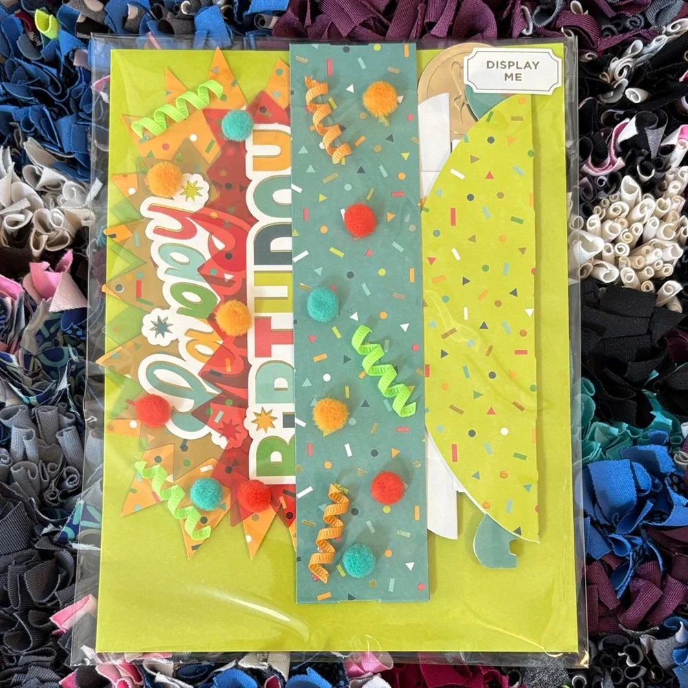 🆕Papyrus 3D Displayable Birthday Greeting Card